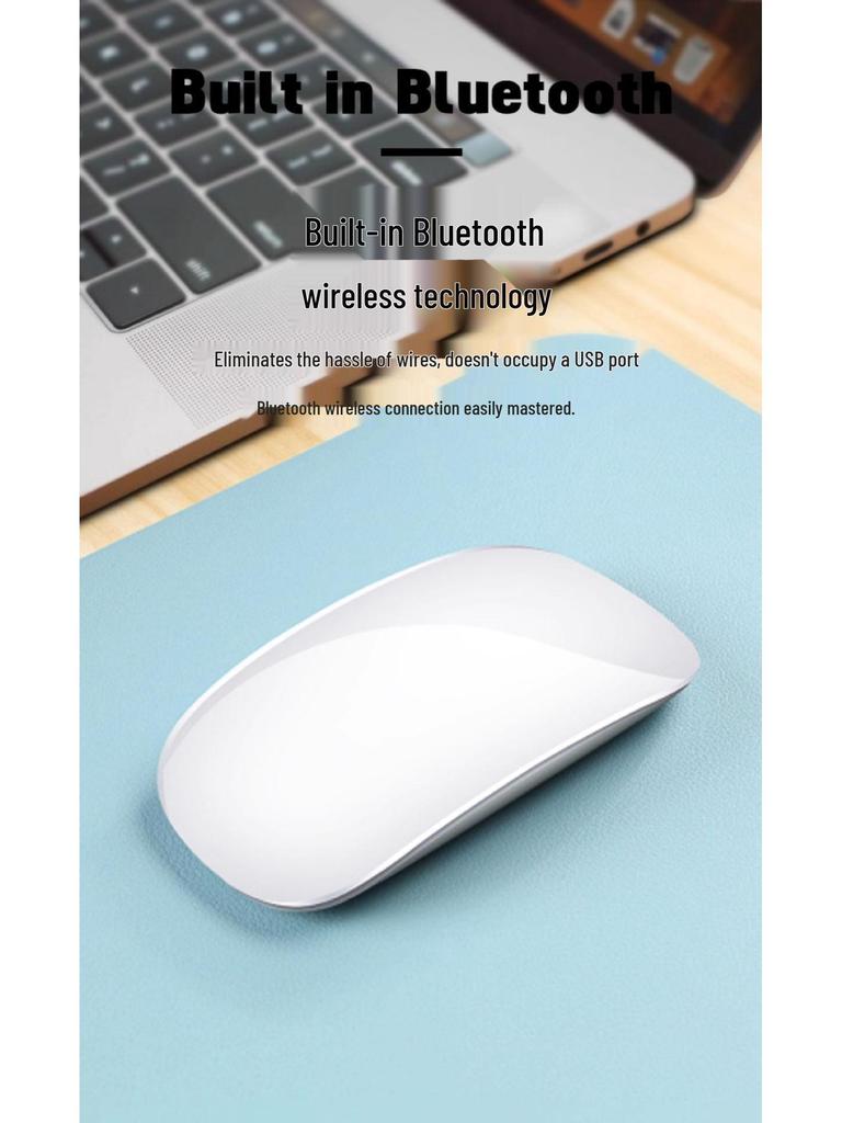 IFacemall Kabellose Bluetooth Stumme Maus für Apple Geräte