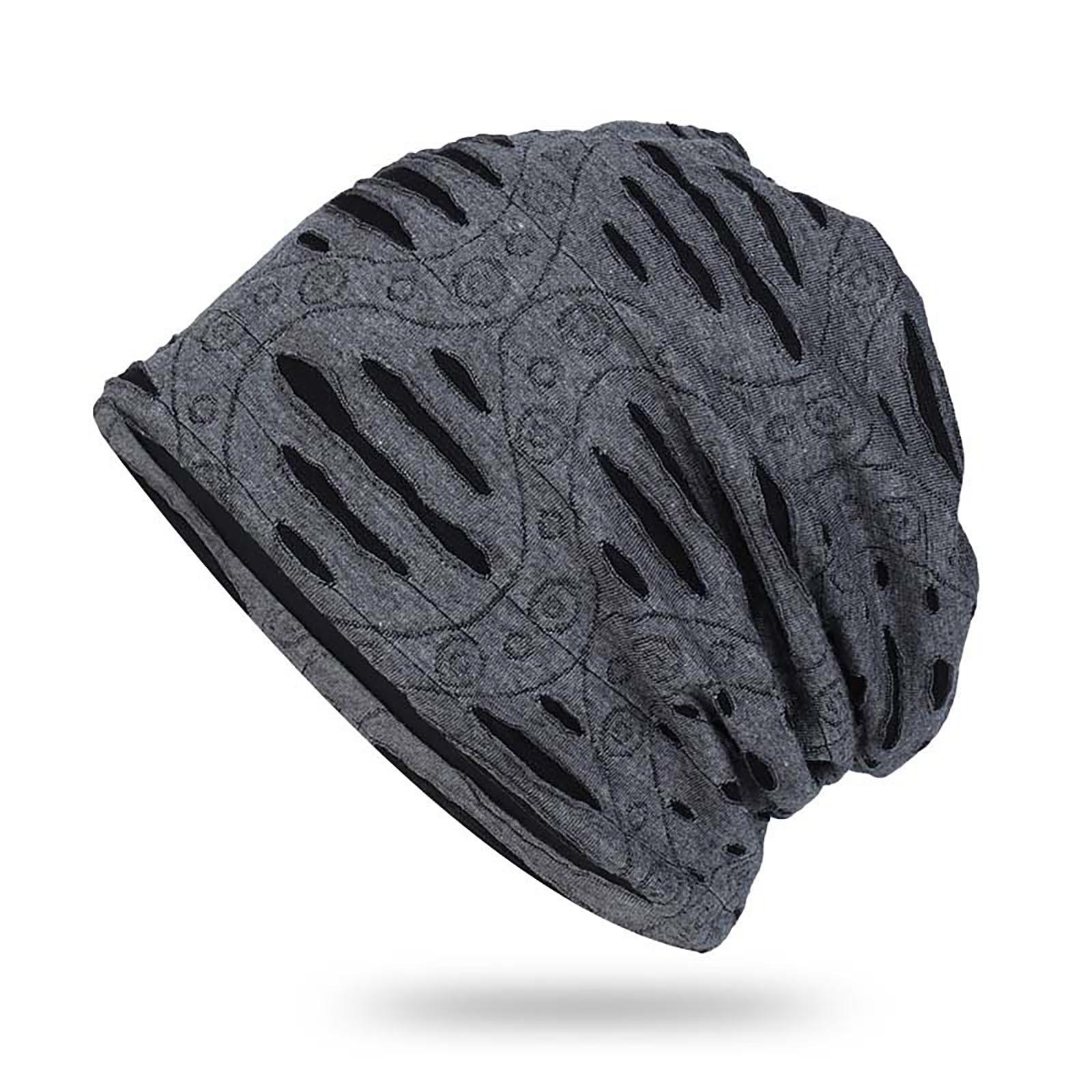 

Рваная шляпа в парном стиле, пуловер, весенне-осенняя тонкая индивидуальная шляпа в стиле хип-хоп One Size серый