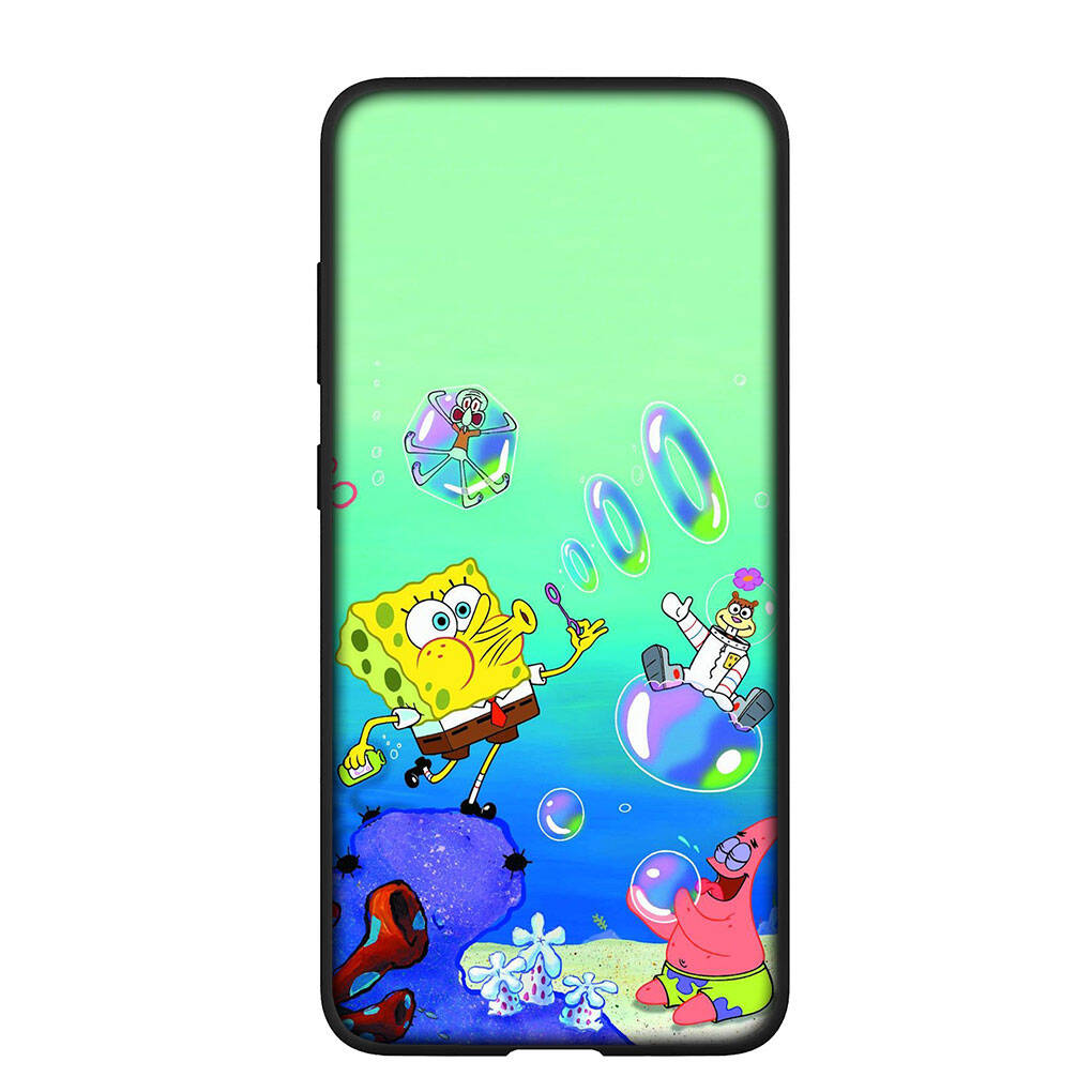 Custodia per Telefono per Samsung Galaxy S25 S23 S22 S24 Ultra FE S9 A05 A06 A15 A16 A36 A37 A35 A54 A55 A56 A57 A25 A26 A53 Anime S-SpongeBob Quadrato Copertina