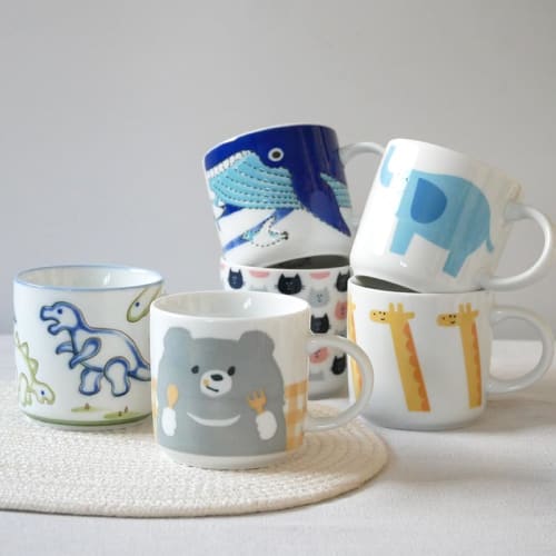 EAST Table Kids' Animal Cat Mug, 210cc, Made In Japan, Microwave and Dishwasher Safe, 13-012-03