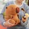 Can Pull Capybara Plush Doll Fruit Backpack Stuffed Capybara Doll  Birthday Gifts