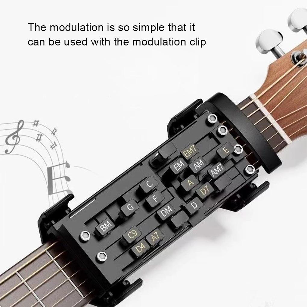 Entraîneur D'Accords De Guitare - Outil D'Apprentissage Assisté Pour Débutants, Plus De 110 Accords, Soulage La Douleur Des Doigts