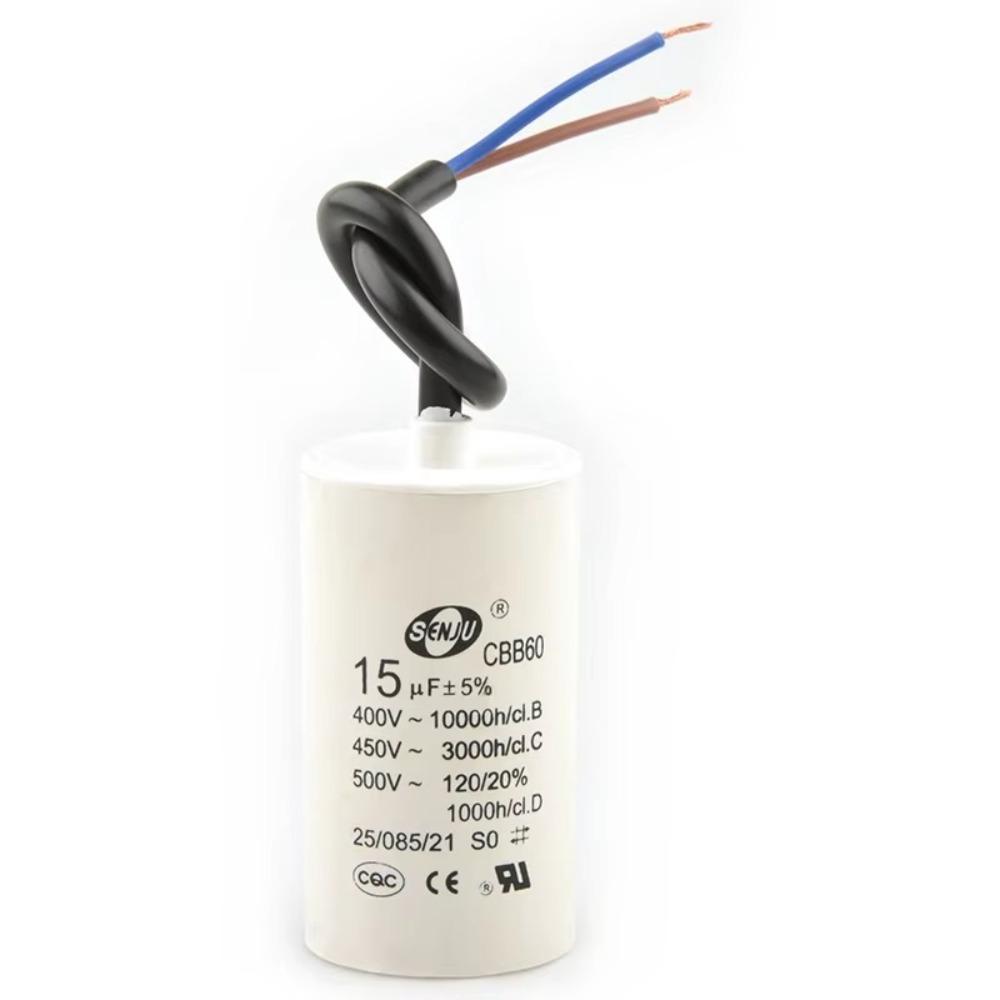 Capacitor de Partida para Motor 450V Capacitor Redondo para Bomba d'Água Capacitor Confiável para Máquina de Lavar