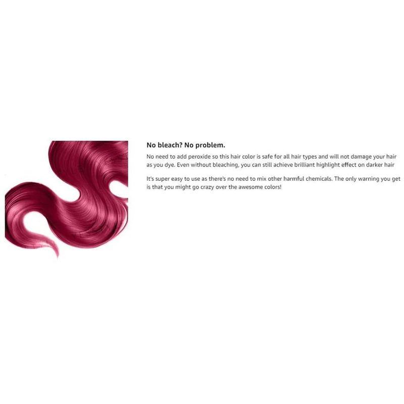 Punky Colour Semi-Permanent Conditioning Hair Color Red Wine