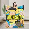 Invincible Flannel Blanket Hero Man Awesome Throw Blankets for Home 200x150cm Quilt
