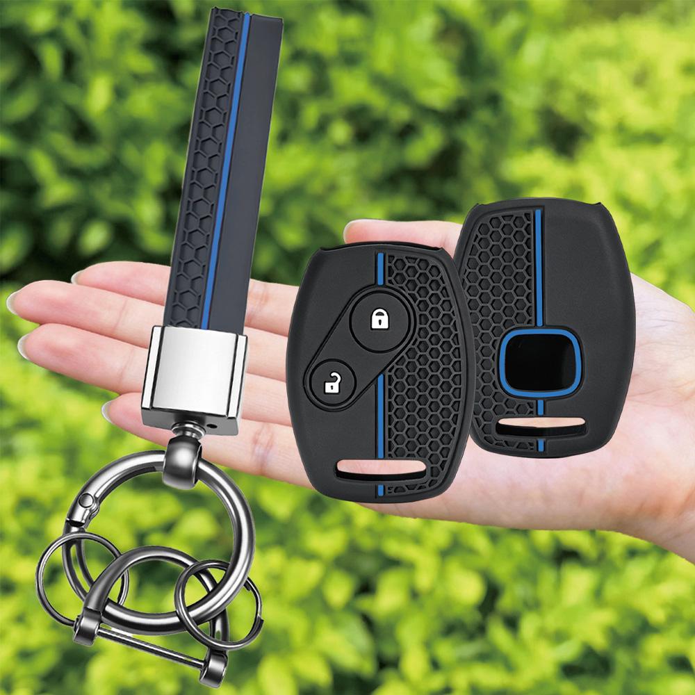 2026 Keychain Silicone Car Key Case Cover for Honda Fit CIVIC JAZZ Pilot Accord CR-V Freed Freed Pilot StepWGN Insight Key Shell