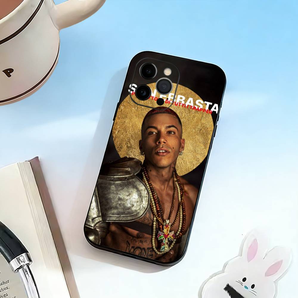 Singer Sfera E-Ebbasta Phone Case For iPhone 17, 16,15,14,13,12,11 Plus,Pro Max, Others Soft Black Cover
