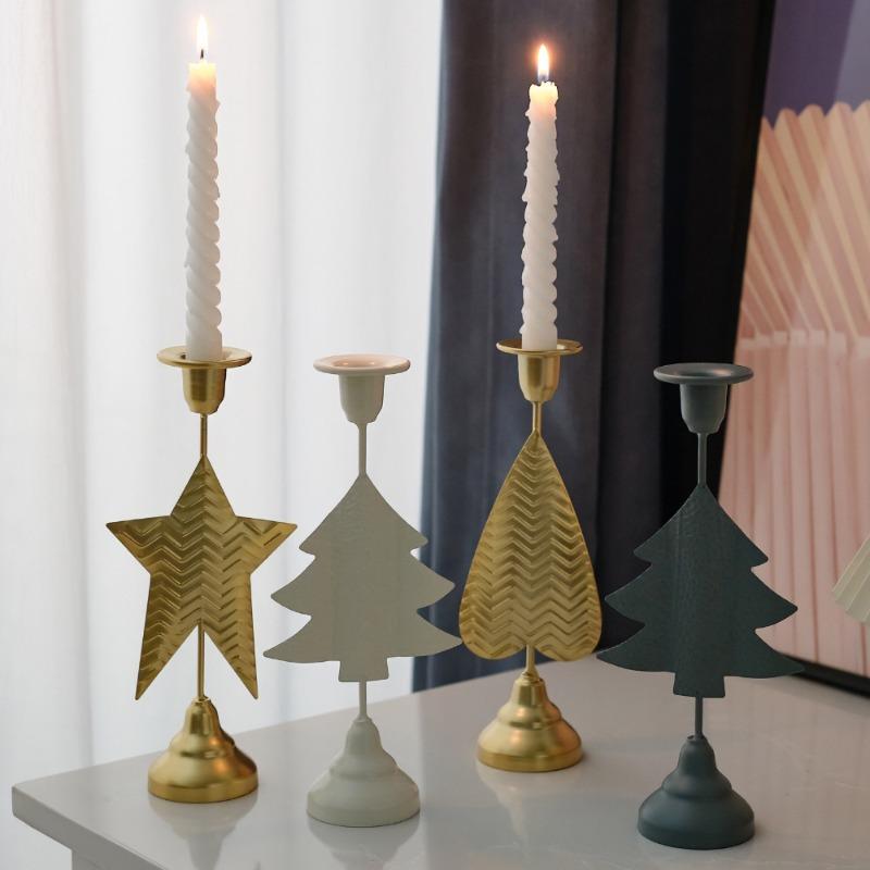 Lantern Metal Candlestick Ornaments Home Candlelight Dinner New Home Desktop Decoration and Arrangement
