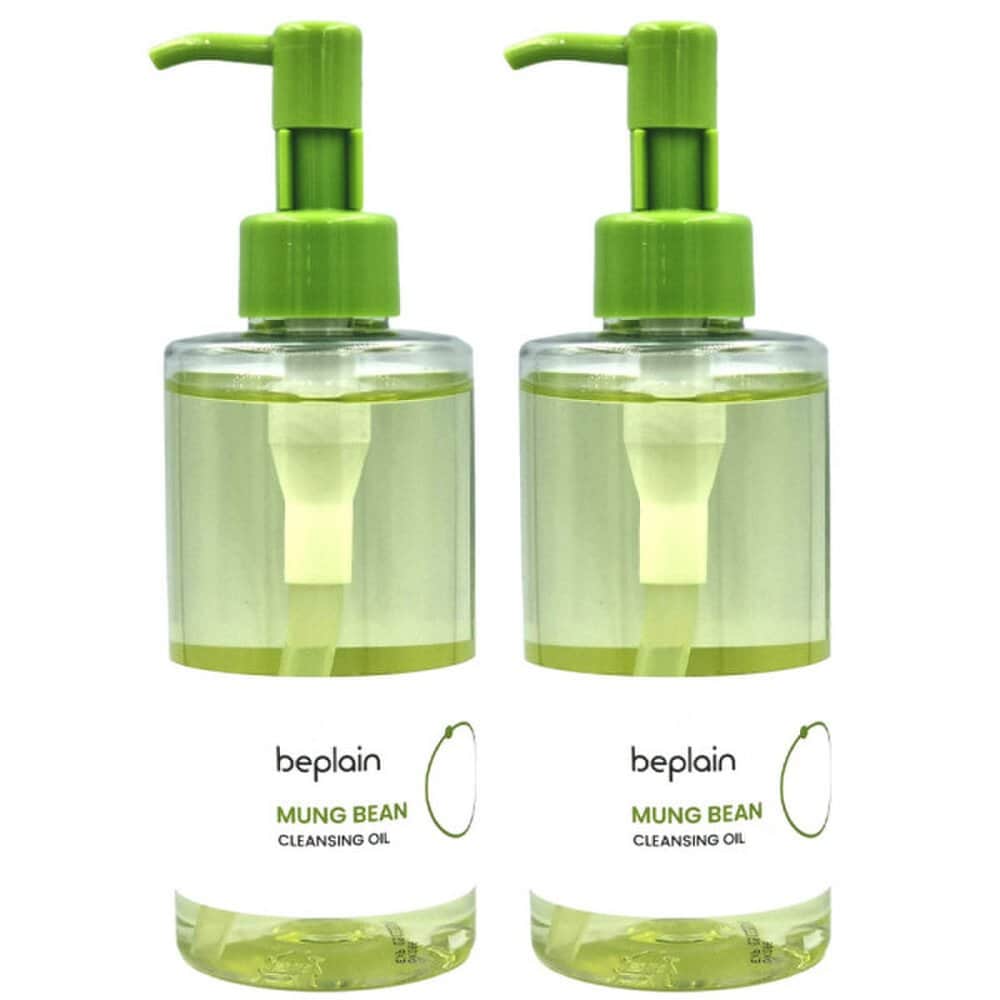 BEPLAIN Mung Bean Cleansing Oil 200ml x2 Refreshing daily cleansing oil