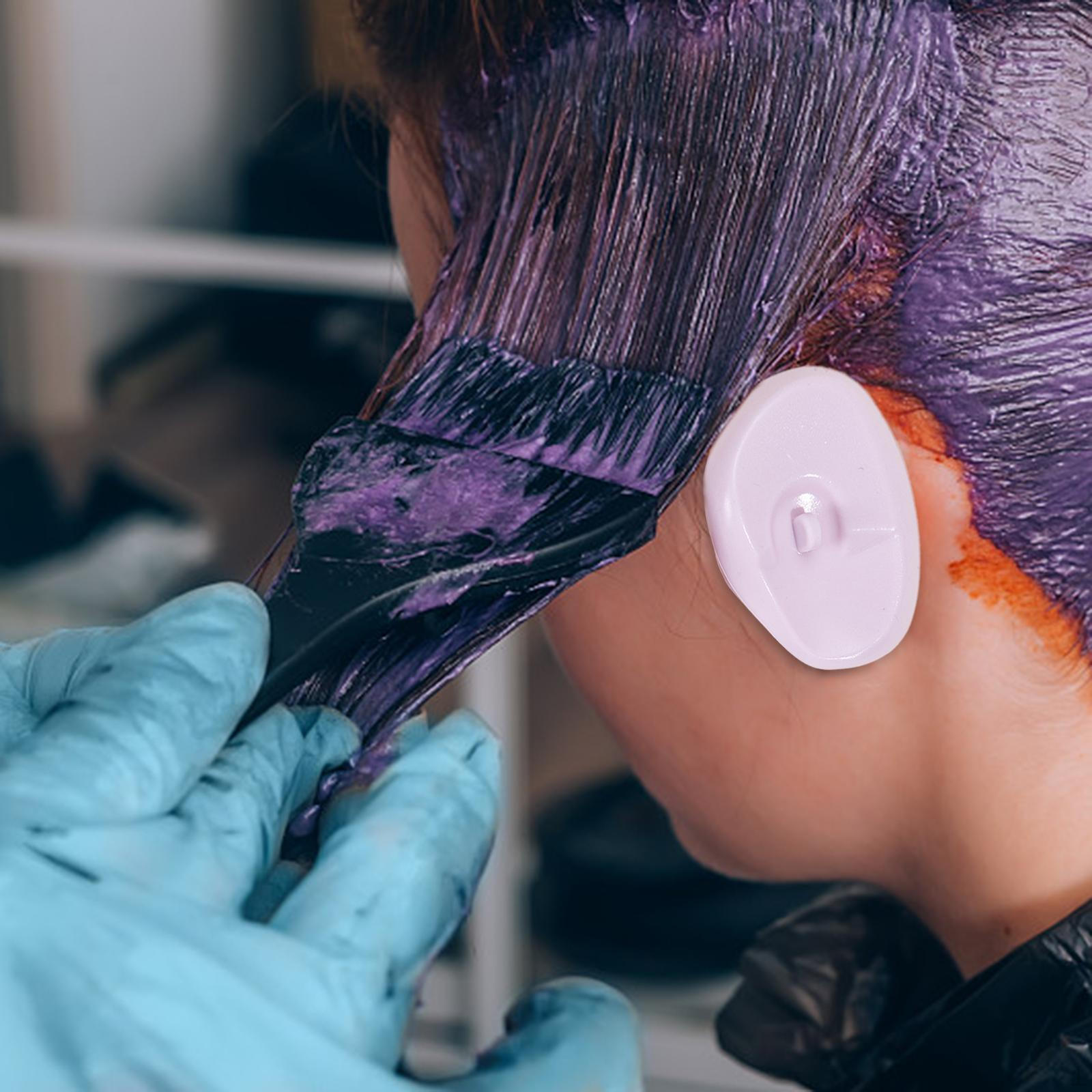 

2 шт. силиконовые защитные чехлы для ушей, водонепроницаемые парикмахерские многоразовые наушники для окраски краской