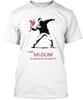 Muslim Throwing Flowers T-Shirt Made In the USA Size S To 5XL