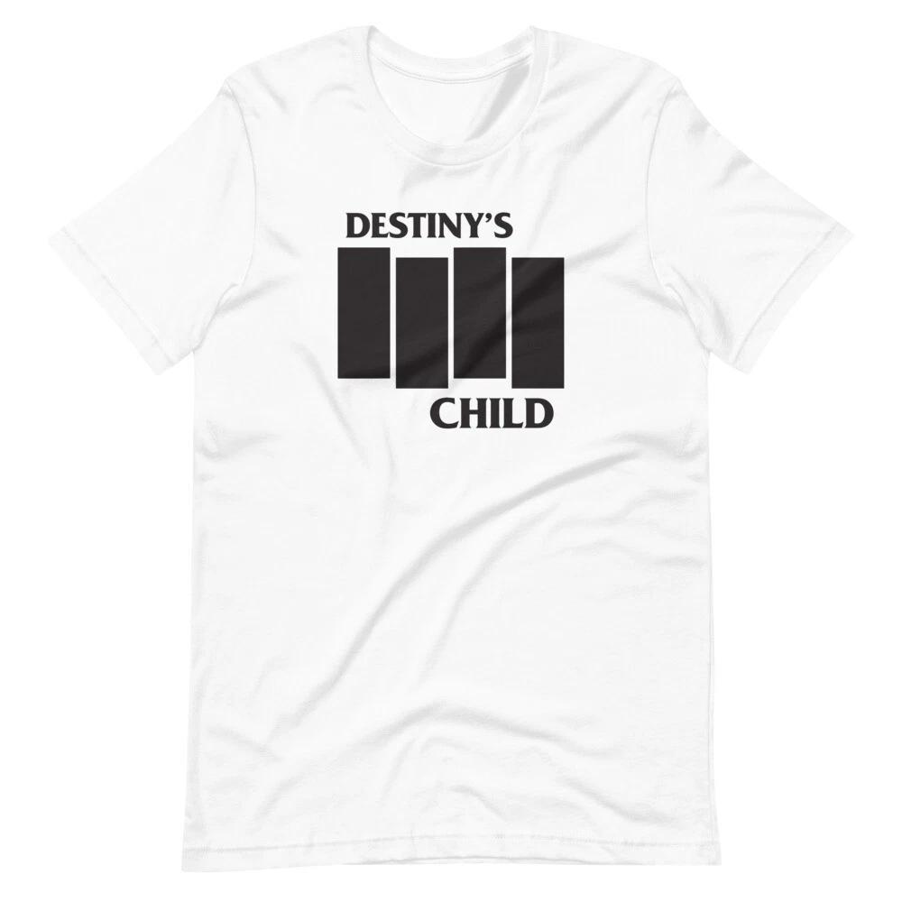 DESTINY S CHILD Parody Punk Rock Spoof Funny Short-Sleeve Unisex T-Shirt S