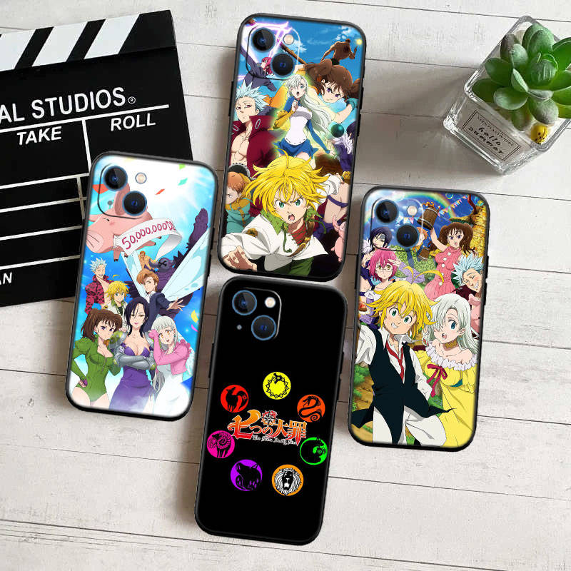 IR24 Sedm smrtelných hříchů Kryt na telefon pro Samsung S20 S21 S22 S23 S24 FE Ultra Plus Lite S21S A55 A07 A17 F06 F16 M06 M16 M56 A36