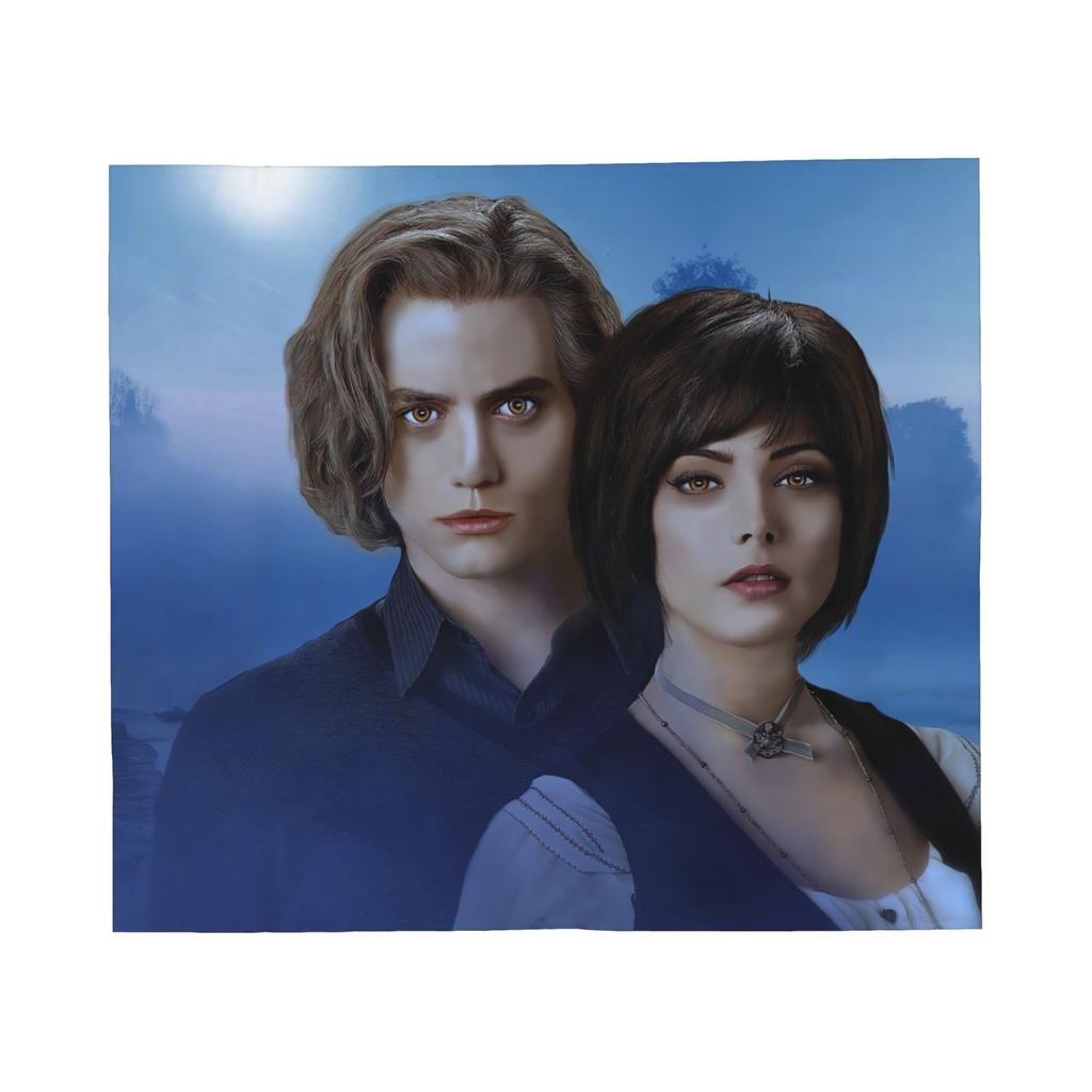 The Twilight Saga Movie Blanket Flannel Printed  Multi-function Super Soft Throw Blankets for Bedding Office Rug Piece