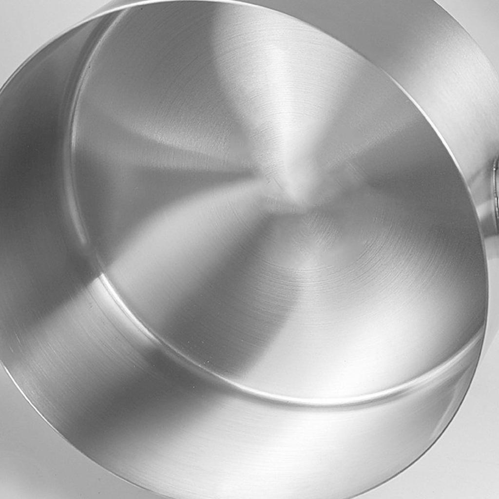 Stainless Steel Saucepan with Handle Multipurpose Nonstick Handheld Sauce Pan Cooking Pot for Induction Cooker Gas