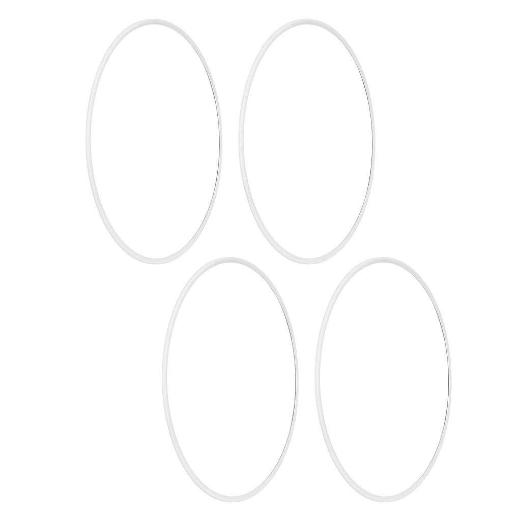 4PCS 20 Inch Wheel Rim Protector ABS Scratch Proof Self Adhesive Wheel Rim Protection Guard Universal for Cars White