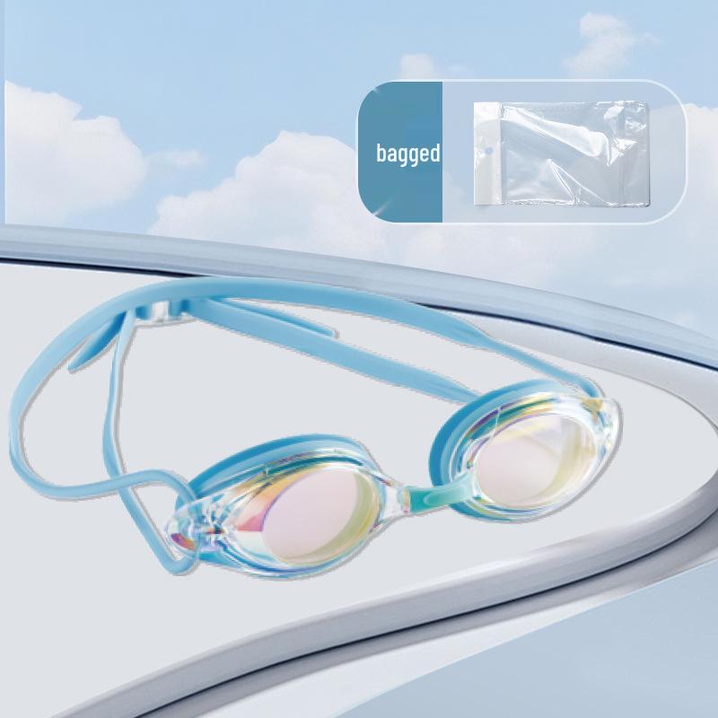 High Definition Waterproof Anti-Fog Racing Swimming Goggles for Adults - Unisex