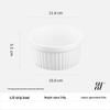 Keramik Runder Back-Ramekin