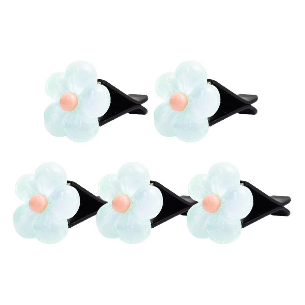 Car Air Outlet Decorative Clip Daisy Auto Air Conditioning Vent Crystal Daisy Resin Ornaments Car Interior DIY Decor Accessories