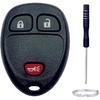 Key Fob Shell Replacement for Chevy Suburban Tahoe Traverse/GMC Acadia Yukon/Cadillac Escalade SRX/Buick Enclave/Saturn Outlook 5 Button Car Keyless