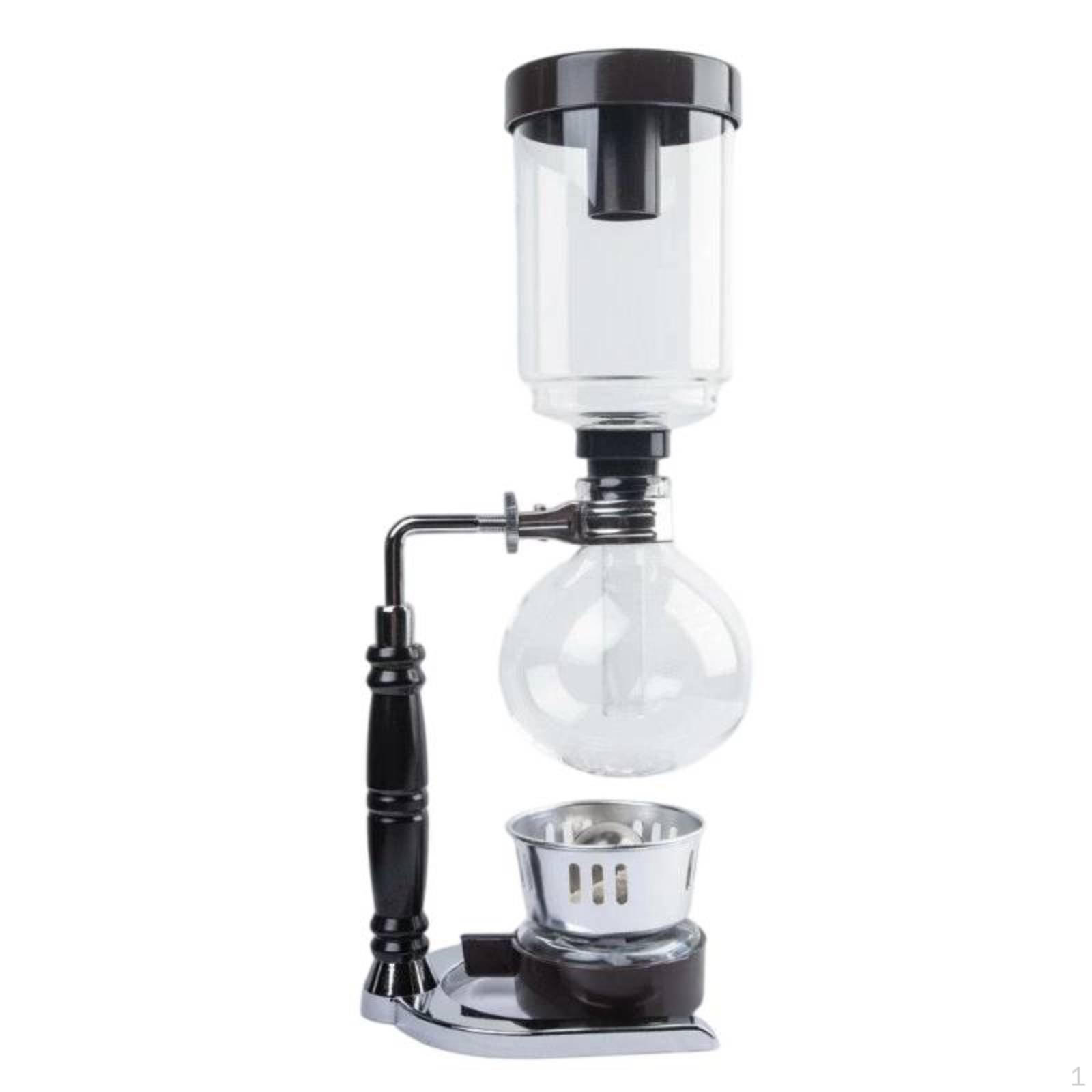 Siphon Coffee Maker Classic Design Vacuum Brewer Manual Brew Glass for Home