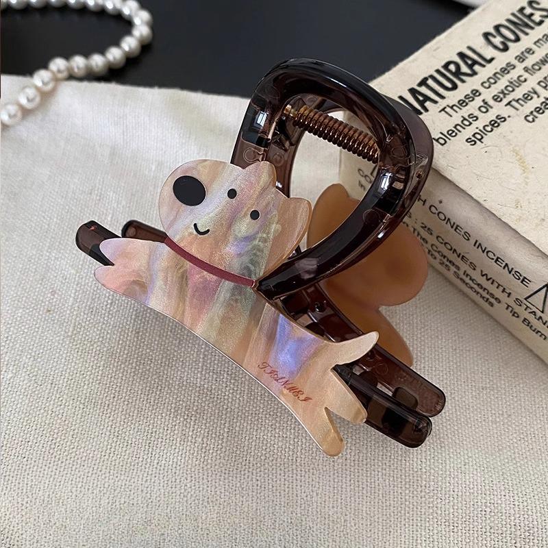 Cute and Fun Dog Claw Clip Shark Clip Hair ClipBack of The Head Updo Hair Accessory