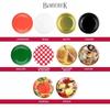 120 PCS Jar 200ML + LID FI66 JAM PRESERVES MONOPARTIES HONEY