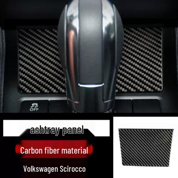 Interiér z uhlíkových vláken Středová konzole Rám řadicí páky & Lišta panelu AC CD pro VW Golf 6