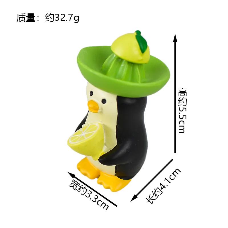 Japanese Groceries Zakka Lucky Tangerine Series Fishbowl Decoration Bath Ornaments Resin Craft Toys Collectible Gifts