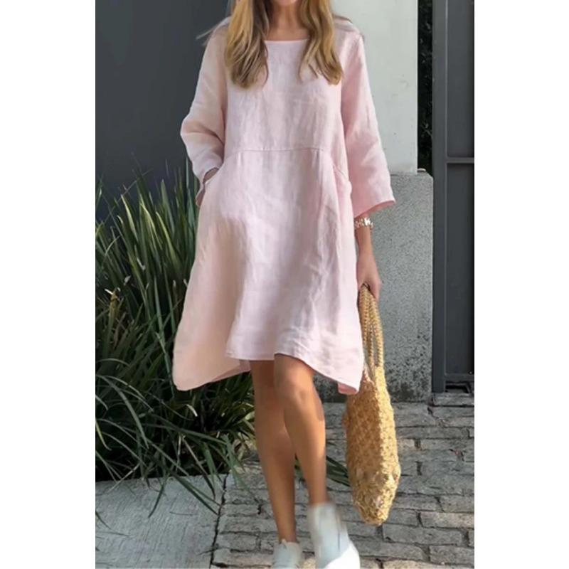 Women's Summer Loose Casual Pocket Dress