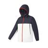 Fila Explore Minimalist Personality Trend Sports Leisure Outdoor Versatile Comfortable Windproof Warm Color-Block Hooded Cotton Jacket A11M617906FWT