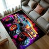 Monster Car Prinr Game Area Rug Non-Slip Floor Mat for Home Living Room Kids Play Mat Bedroom Rugs Machine Washable Carpet Decor