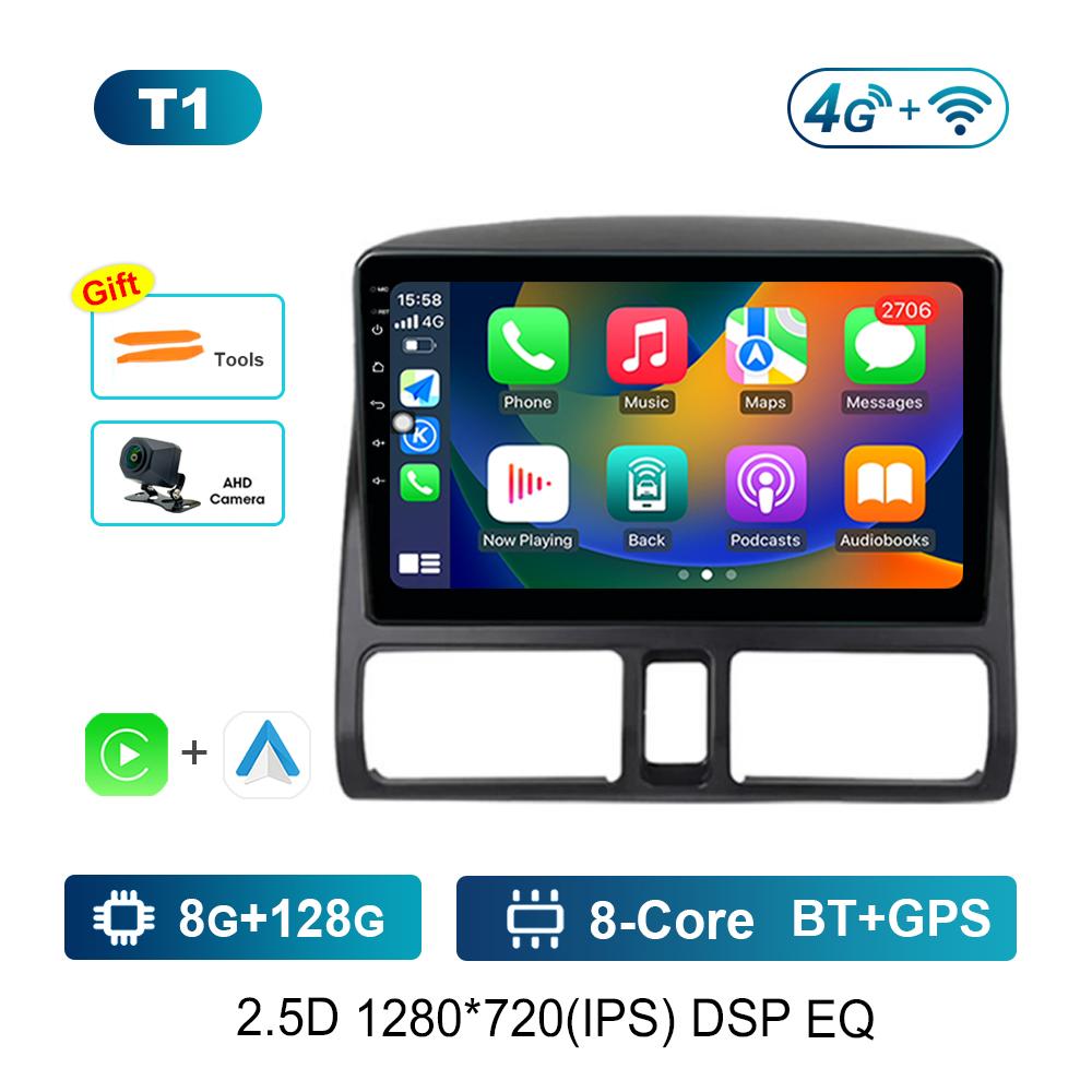 Android OS for Honda CR-V CRV 2 2001 - 2006 Car Radio Multimedia Player 4G Bluetooth WiFi GPS Navigation IPS Screen Auto Tools
