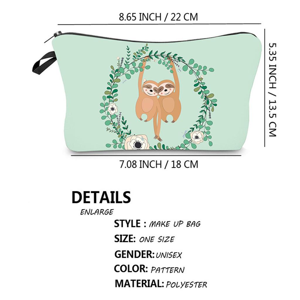 Kosmetyczka Style Przenośna kosmetyczka podróżna dla kobiet Kwiat