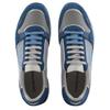 Emporio Armani Suede Round Toe Lace-Up Low-Top Casual Shoes Men Sneakers Blue X4X537XN730U551