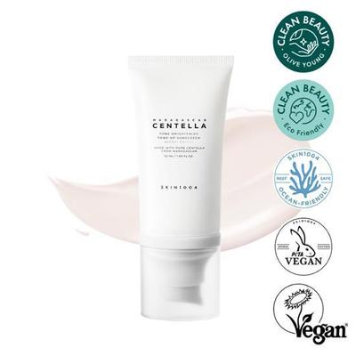 [Bezpečné pro listy] Skin 1004 Madagaskar Centella Rozjasňující opalovací krém 50ml, korejský opalovací krém