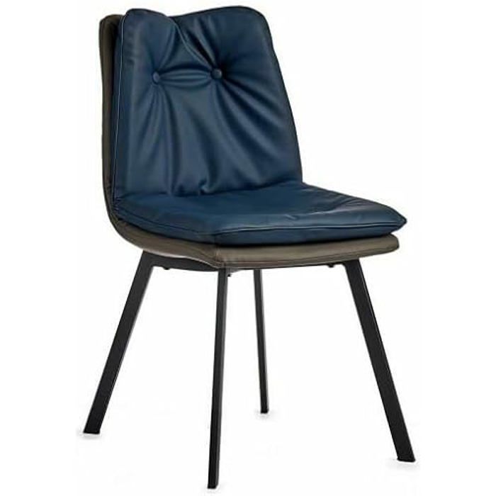 Fauteuil - GIFT DECOR - Estándar - Acier Allié - Simili Cuir - Multicolore - 1 Place