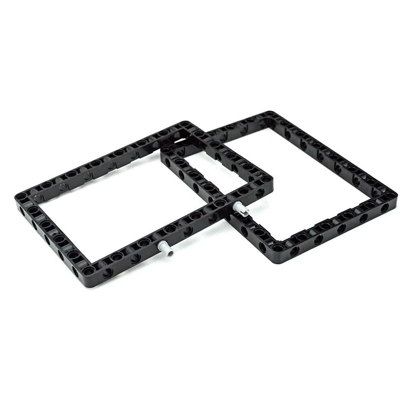 Non-Toxic Moc Technical Parts 7X11 11X15 Building Blocks Thick Brick Hole Arm Ring Connector Beam Frame Square Hole Arms 39794 39790 Toys
