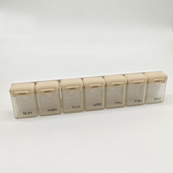 1 Pill Reminder Case Portable Medicine Set Large Capacity Daily Vitamin