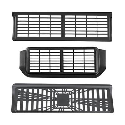 For Tesla Model 3/Y Under Seat Rear Seat Air Vent Cover 2 Pcs AUTO Air Flow Outlet Vent Grilles Protector For Tesla Model 3/Y