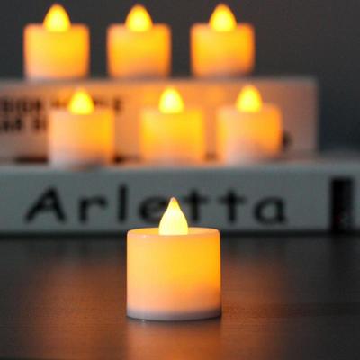Flammeløs LED-lys Batteridrevne Lys Telys Lampe Bryllup Bursdagsfest Dekorasjoner Romantiske Lys