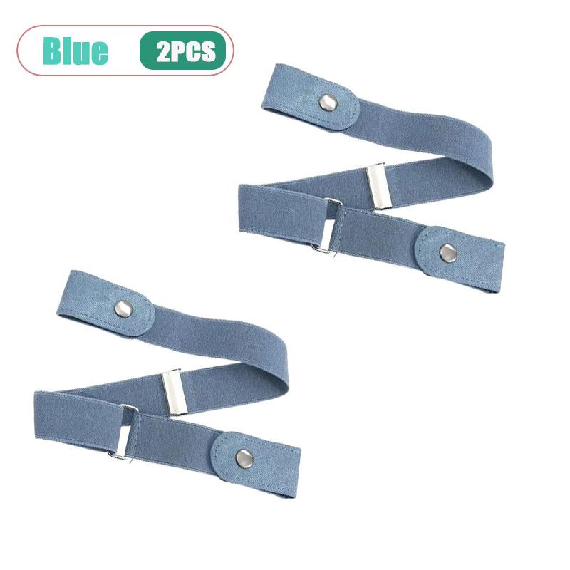Traceless Invisible Elastic Belt Unisex Stretch Waist Belt for Jeans Pants Adjustable Comfortable Casual Decorative Belt
