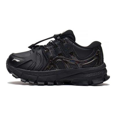 Li Ning Kinder Lijun Low Top Sportliche Freizeitschuhe Kinder Freizeitschuhe Schwarz YKNS062-17