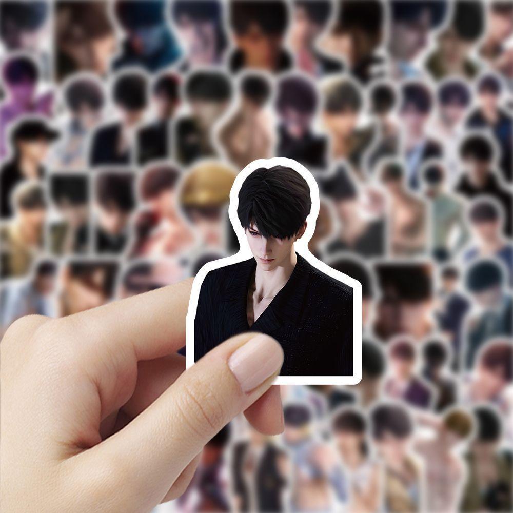 Hot Game Love and Deepspace Stickers Sylus Xavier Zayne Rafayel Caleb Cartoon Cosplay Character Stickers Decorate Prop Gifts