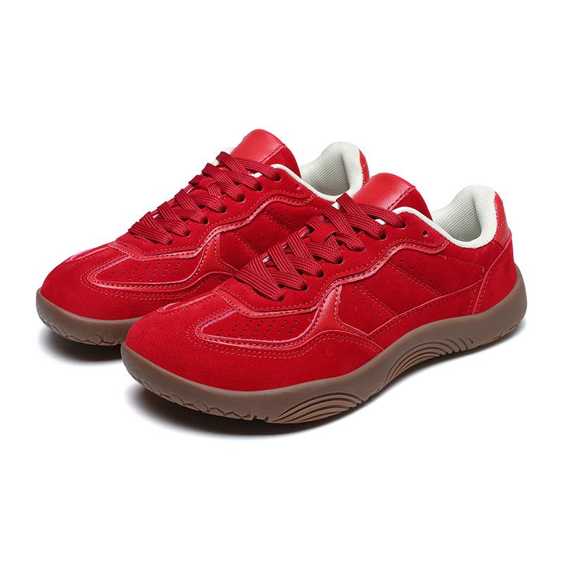 Большой размер широкая головка походные уличные альпинистские кроссовки модные легкие для пары бега высококачественная обувь Dexun 48 красный