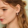 Murmur [925silver]Pearl Heart Twoway Drop Earring