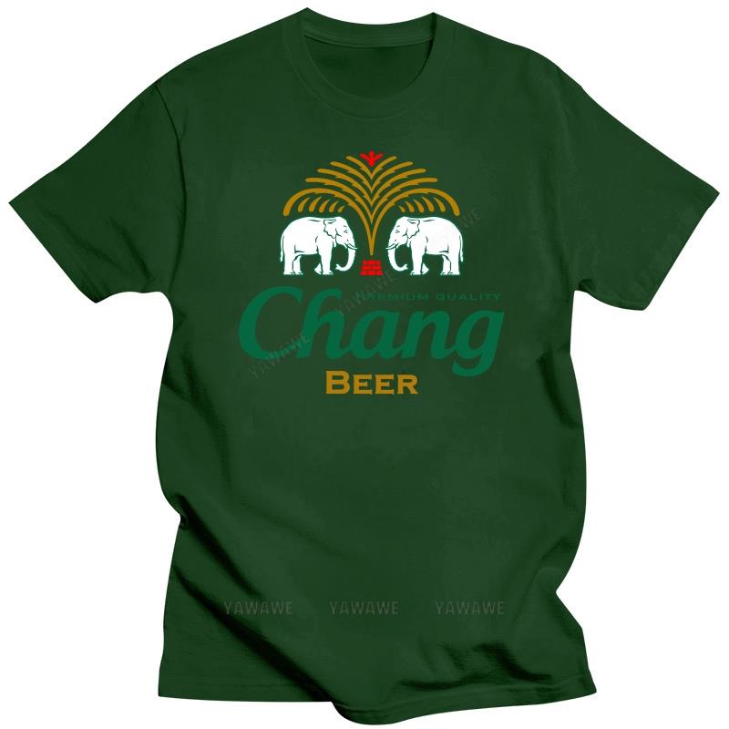 

New fashion teeshirt Chang Beer Thai Drink T Shirt Singha Lao Leo Tiger Carabow Bali Gift New From US male short sleeve top M