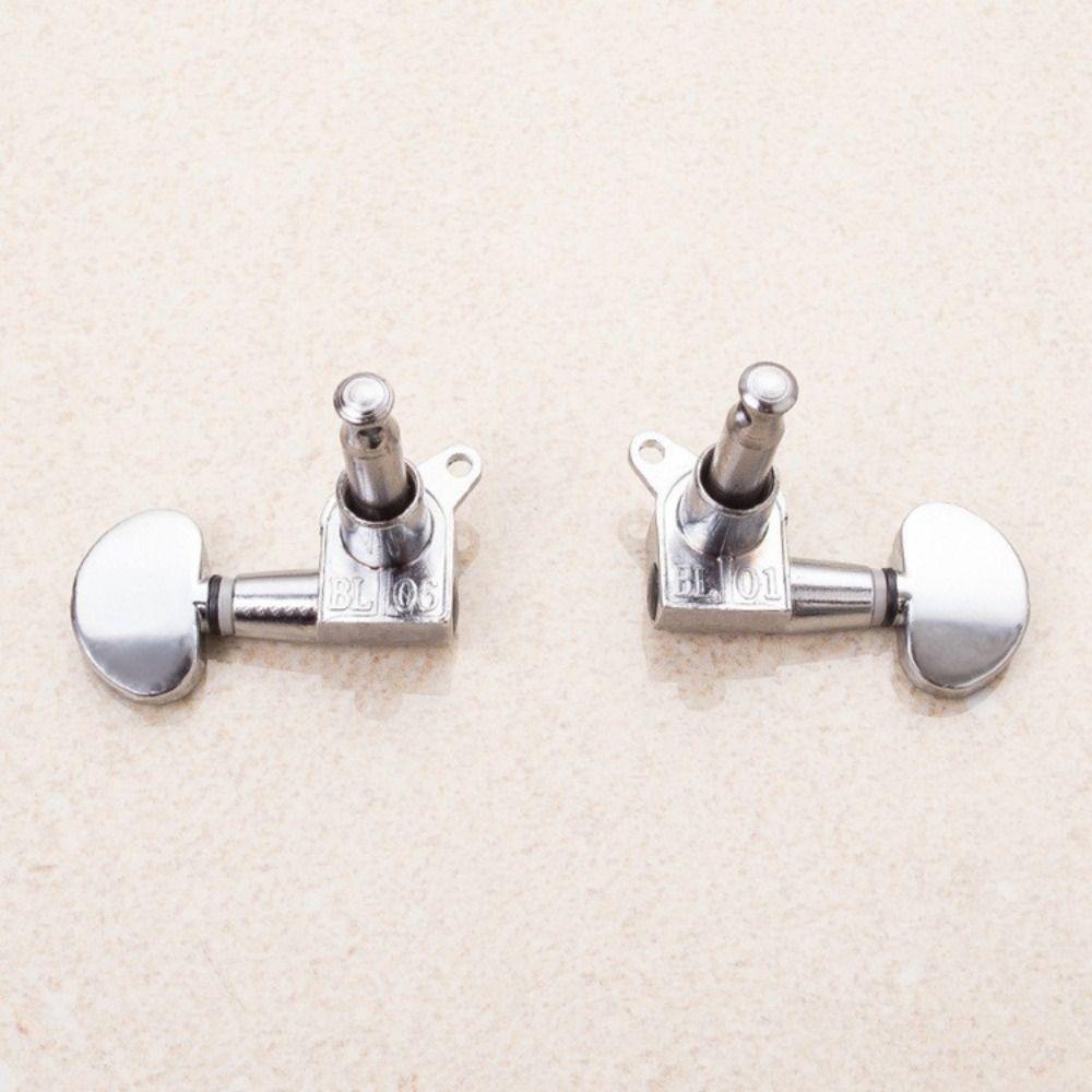 6Pcs with Ferrule/Threaded Bushing/Screw Guitar String Tuning Pegs  Acoustic Electric Guitar