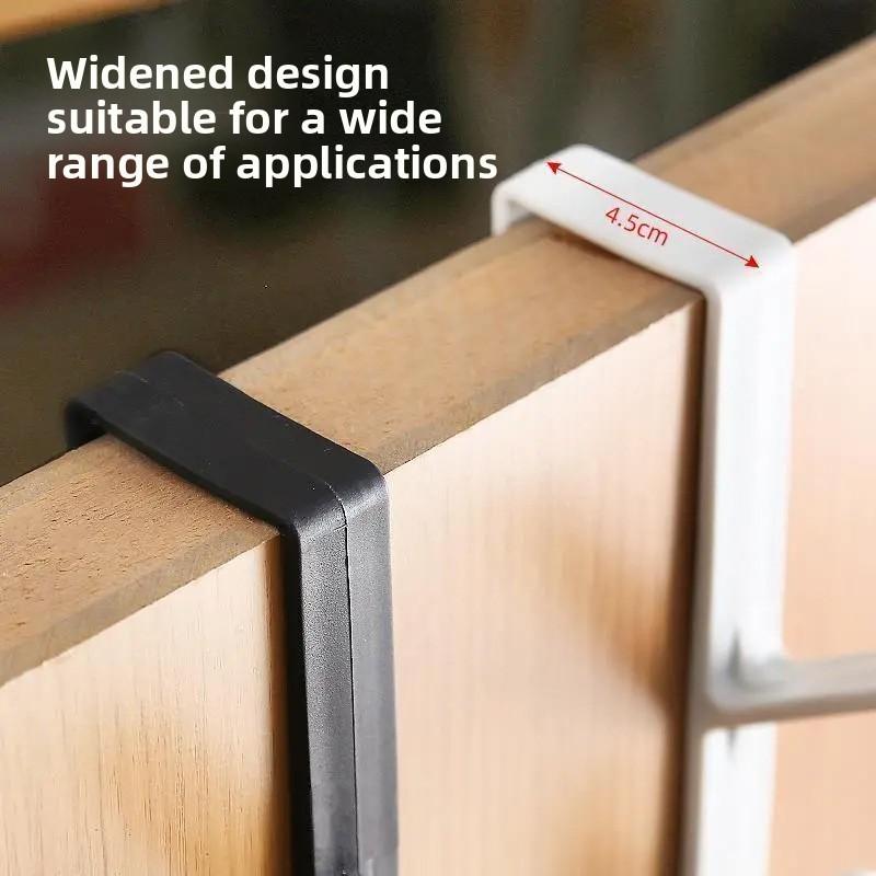 Multipack Abs Overthedoor Hooks With Nodrill Design For Bedroom And Closet Storage