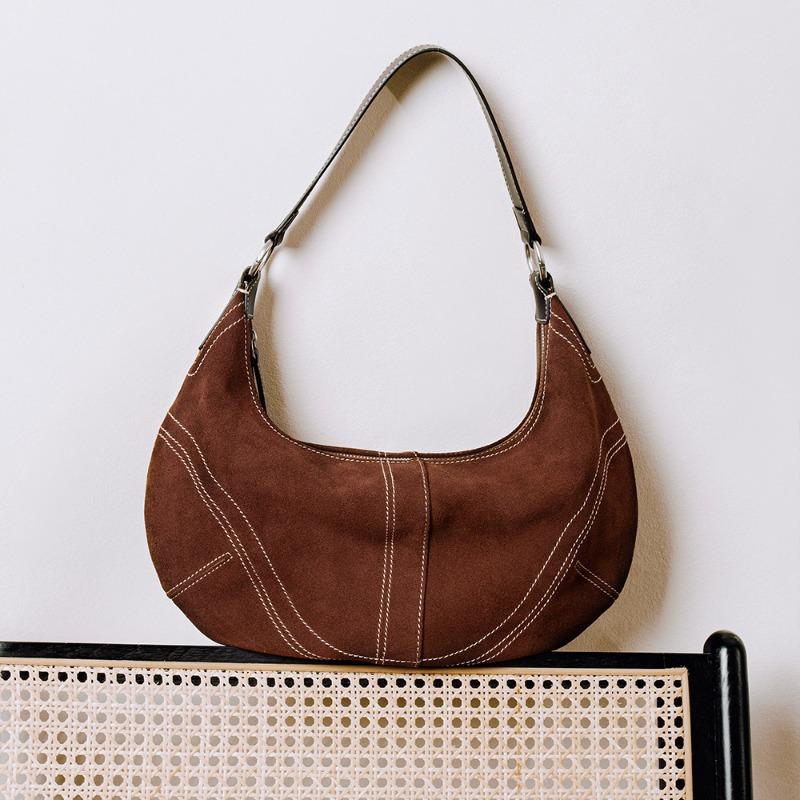 Crossbody Dumpling Bag High-end Women's Bag Cowhide Bag Fashionable and Versatile Women's Single-shoulder Bag
